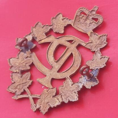 (Canada) The Canadian Postal Corps - Queen's Crown Gilding Metal Cap Badge - Image 2