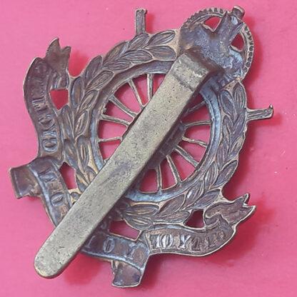 The City Of London Cyclists - King's Crown Gilding Metal Cap Badge - Image 2