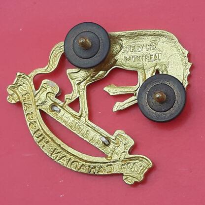 (Canada) 14th Canadian Hussars - Officer's Silver & Gilt Cap Badge - Image 2