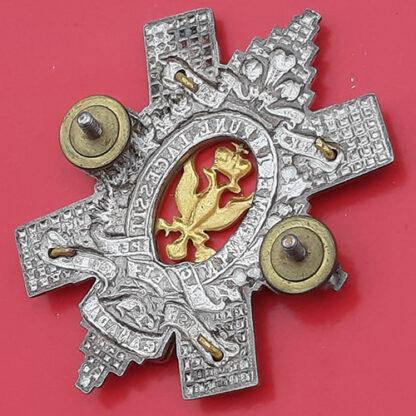 (Canada) Lanark & Renfrew Scottish Regiment Of Canada - Officer's Silver & Gilt Cap Badge - Image 2