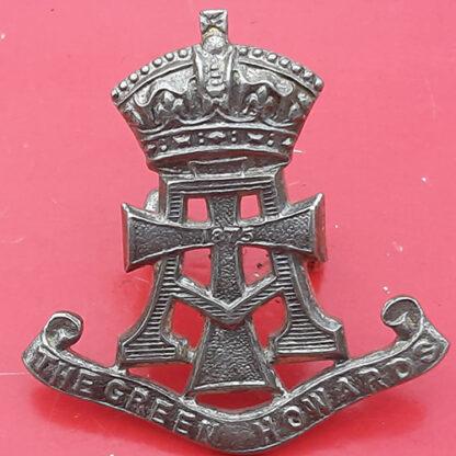 Green Howards - Officer's Silver Cap Badge