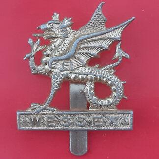 The Wessex Volunteers - Gold Anodised (Gaunt London) Cap Badge