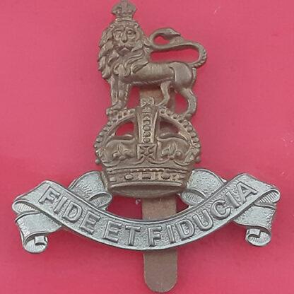 Royal Army Pay Corps - King's Crown Bi-Metal Cap Badge