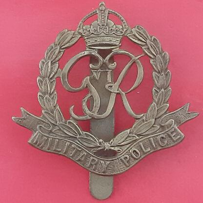 Military Police - King's Crown Gilding Metal Cap Badge