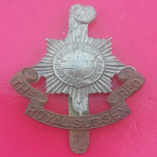 Royal Sussex Regiment - Bi-Metal Cap Badge