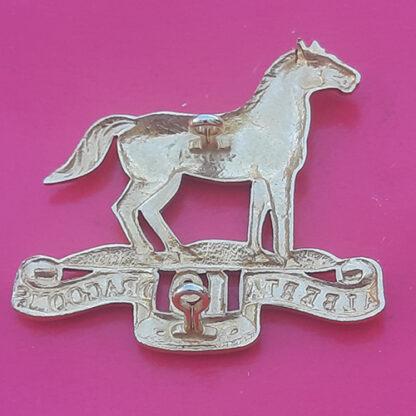 (Canada) 19th Alberta Dragoons - Officer's Gilt Cap Badge - Image 2