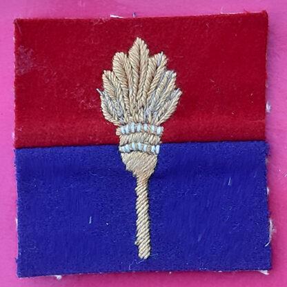 18th Training Brigade Royal Artillery - Woven Cloth Formation Badge