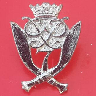 7th Gurkha Rifles - Silver Anodised Cap Badge