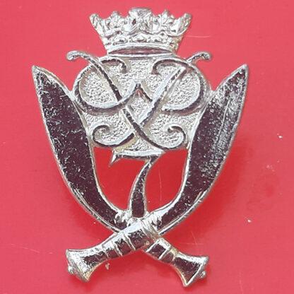 7th Gurkha Rifles - Silver Anodised Cap Badge