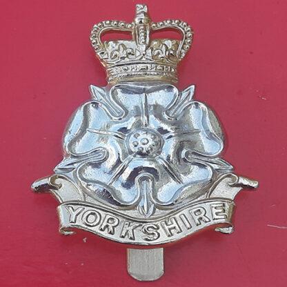 The Yorkshire Brigade - Gold & Silver Anodised Cap Badge
