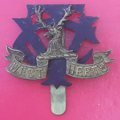 West Herts Volunteer Training Corps - Bi-Metal Cap Badge