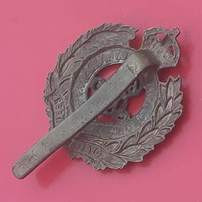 Royal Engineers - King Edward VII King's Crown Gilding Metal Cap Badge - Image 2