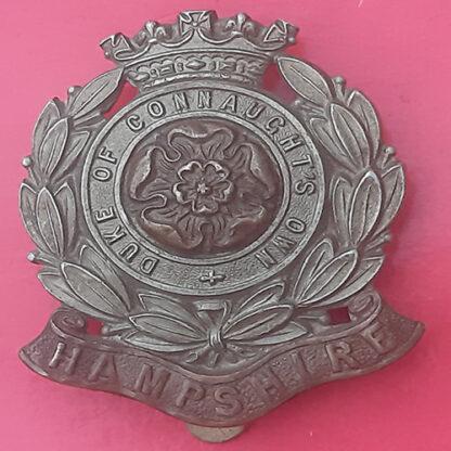 6th Hampshire Regiment (Duke Of Connaught's) Territorials - Bi-Metal Cap Badge