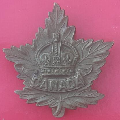 (Canada) Canadian General Service - Gilding Metal Cap Badge