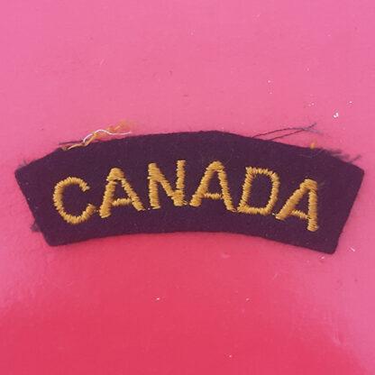 (Canada) "Canada" - Cloth Shoulder Title