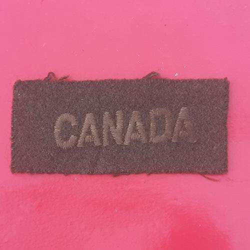 (Canada) "Canada" - Cloth Shoulder Title