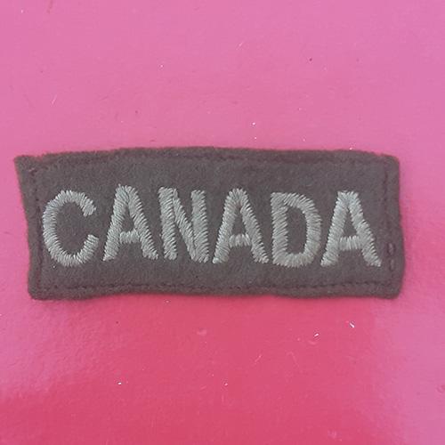 (Canada) "Canada" - Cloth Shoulder Title