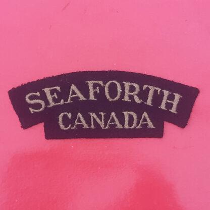 (Canada) Seaforth Highlanders Of Canada - Cloth Shoulder Title