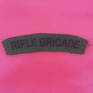 The Rifle Brigade - Cloth Shoulder Title
