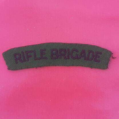 The Rifle Brigade - Cloth Shoulder Title