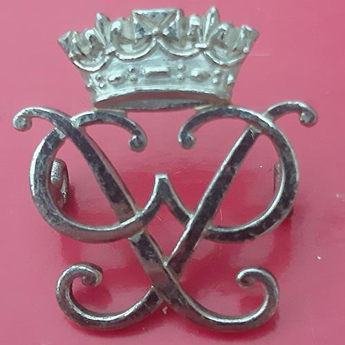 7th Gurkha Rifles - Officer's Silvered Pouch Badge