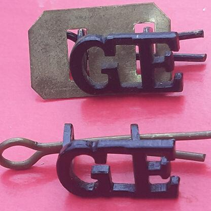 The Gurkha Engineers - Blackened Brass Shoulder Titles