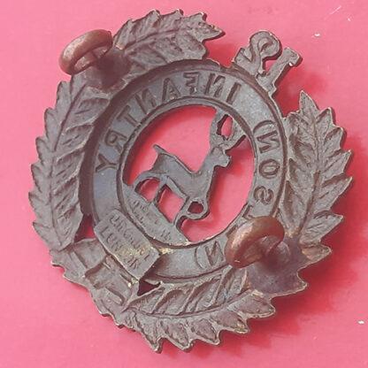 (New Zealand) 12th (Nelson) Regiment - Gilding Metal Cap Badge - Image 2