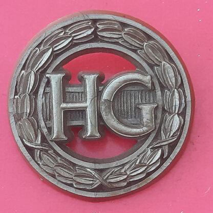 The Home Guard Auxiliaries - WW2 Plastic Cap Badge