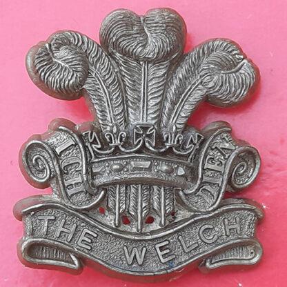 The Welsh Regiment - WW2 Plastic Cap Badge