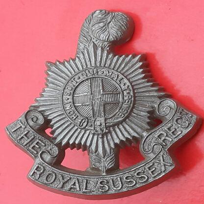 The Royal Sussex Regiment - WW2 Plastic Cap Badge