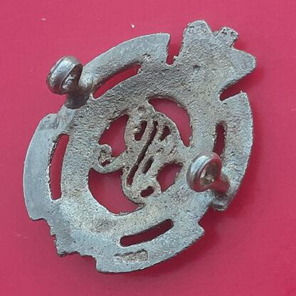 (India) Queen Victoria's Own Corps Of Guides - Native Cast Silver Cap Badge - Image 2