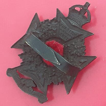 (Canadian Militia) The 65th (Mont-Royal) Carabiniers - Officer's Service Dress Cap  Badge - Image 2