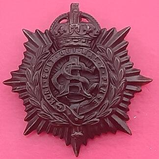 The Army Service Corps - King's Crown Bronze Cap Badge