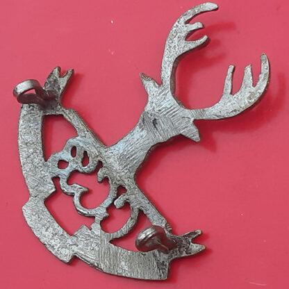 Ceylon Cadet Battalion - Cast White Metal Cap Badge - Image 2