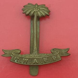 Royal West African Frontier Force - Gilding Metal Cap Badge