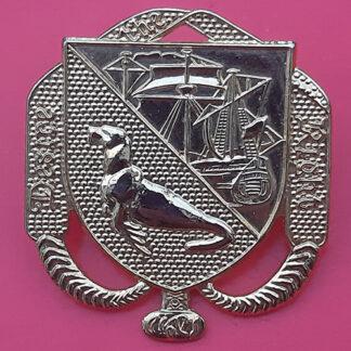 Falkland Islands Defence Force - Gold "New Metal" Cap Badge
