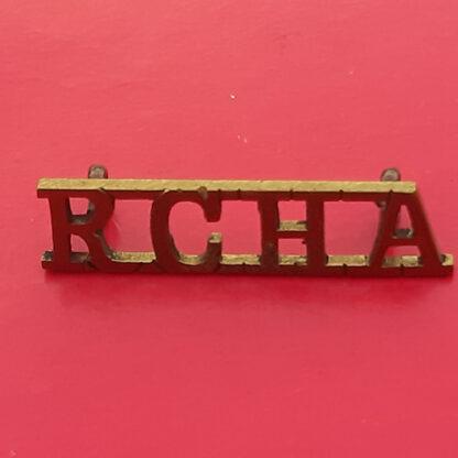 (Canada) The Royal Canadian Horse Artillery - Gilding Metal Shoulder Title