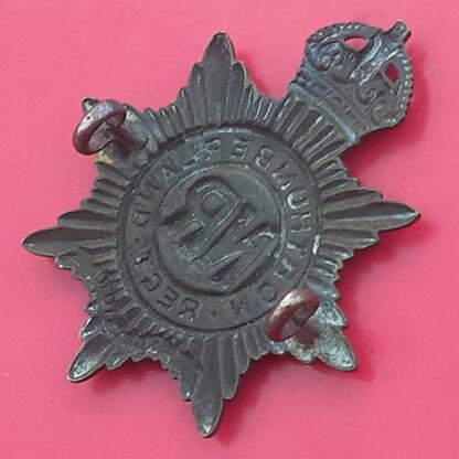 (Canada) The Northumberland Regiment - King's Crown Gilding Metal Cap Badge - Image 2