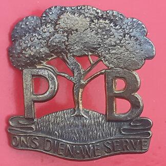 (South Africa) Pioneer Battalion - Gilding Metal Cap Badge