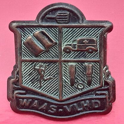 (South Africa)The South Africa Women's Auxilliary Service - Bronze Metal Cap Badge