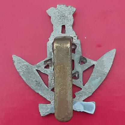 (India) The 3rd Gurkha Rifles – Cast White Metal Cap Badge – Steady The ...