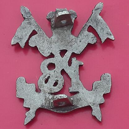 (India) The 18th Cavalry - Cast White Metal Cap Badge - Image 2