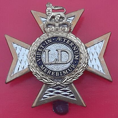 The Light Dragoons - Snco's Metal Cap Badge