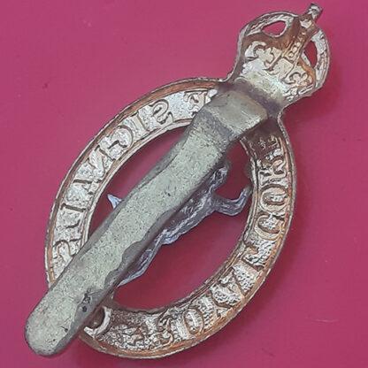 The Royal Corps Of Signals - Gilt & White Metal Cap Badge - Image 2