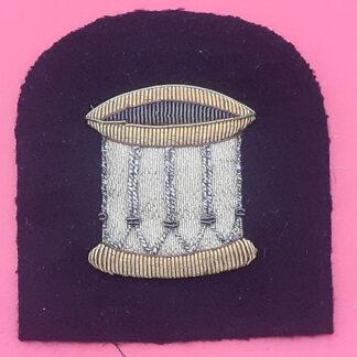 Royal Marine Bugler - Bullion Cloth Sleeve Trade Badge