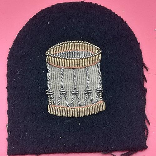 Royal Marine Bugler - Bullion Cloth Sleeve Trade Badge