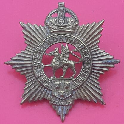 (Canada) The Wentworth Regiment - King's Crown Gilding Metal Cap Badge