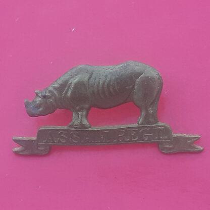 (India) The Assam Regiment - Gilding Metal Cap Badge