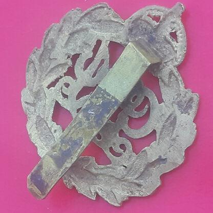 (India) General Service Corps - King's Crown Cast Gilding Metal Cap Badge - Image 2