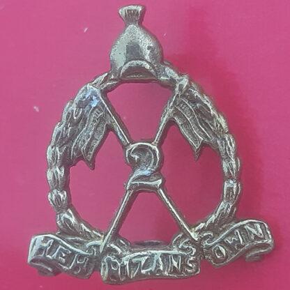 (India) 2nd H.E.H Nizam's Own Hyderabad Lancers - Cast Gilding Metal Cap Badge